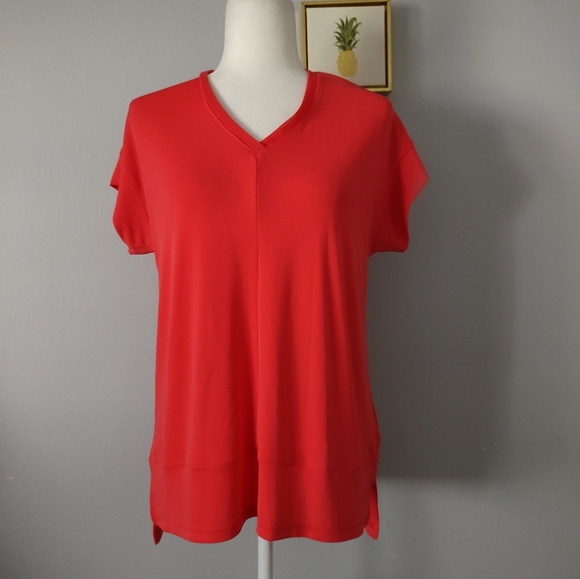 simply styled and Time and Tru Tops - Top Blouse Simply styled Women Orange Fresh Size medium Brand New With Out Tags